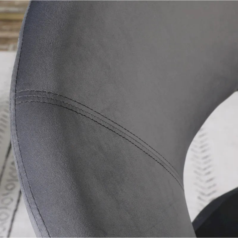 Fauteuil d'appoint en velours avec piètement luge doré