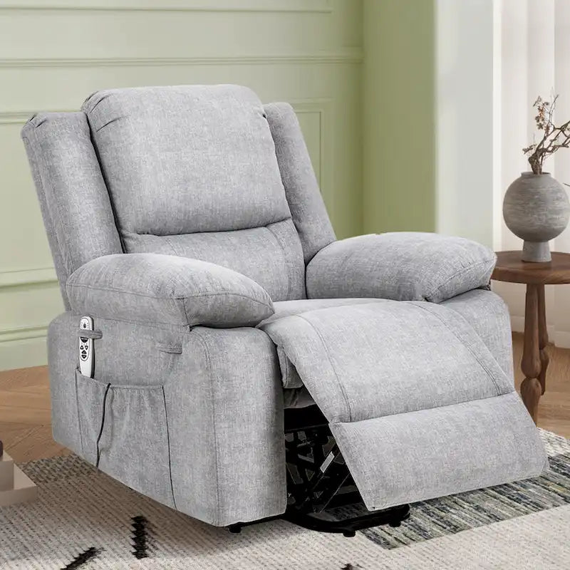 Fauteuil inclinable releveur avec massage, chaleur lombaire et chargement USB