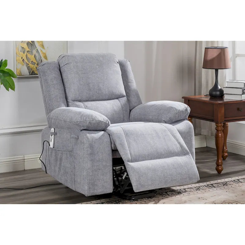 Fauteuil inclinable releveur avec massage, chaleur lombaire et chargement USB