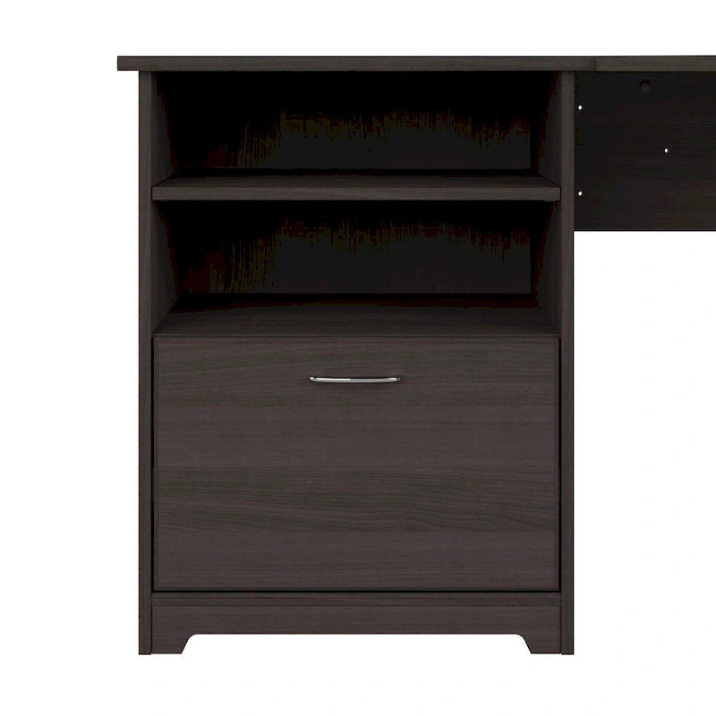 Bureau d'angle en L de 60 W avec rangement pour bureau à domicile