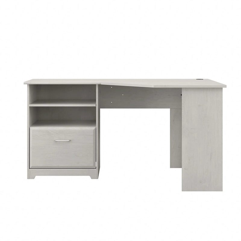 Bureau d'angle en L de 60 W avec rangement pour bureau à domicile