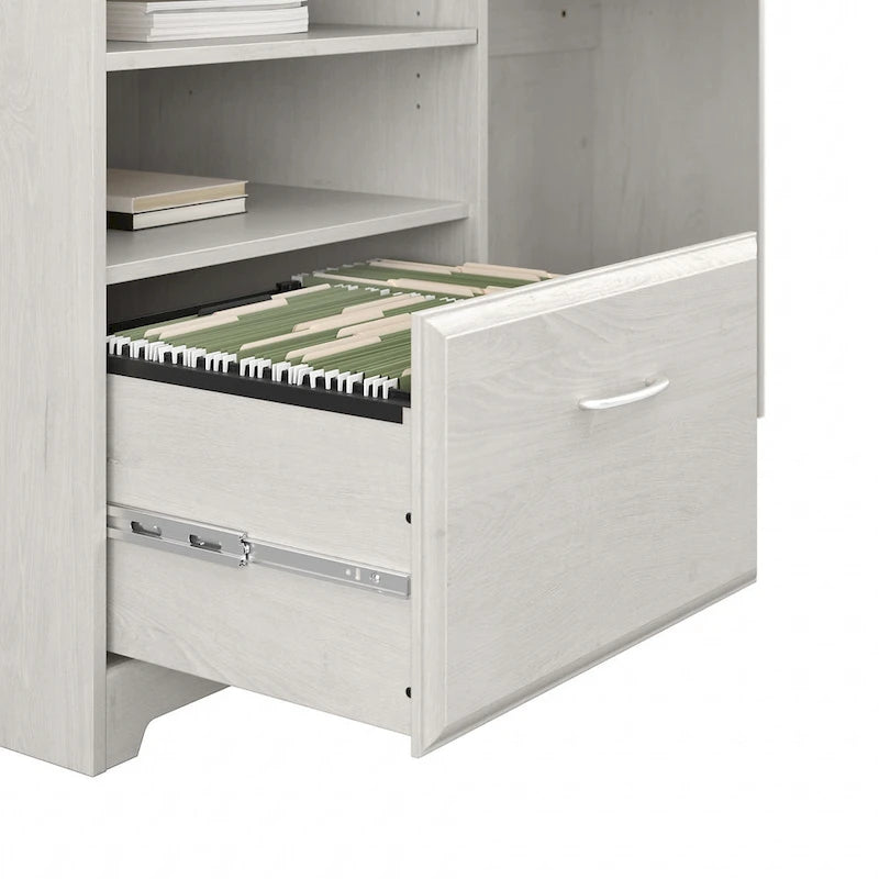 Bureau d'angle en L de 60 W avec rangement pour bureau à domicile