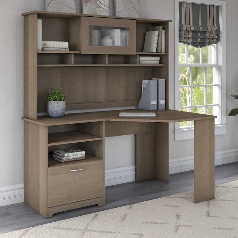 Bureau d'angle en L de 60 W avec rangement pour bureau à domicile