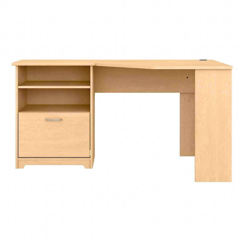 Bureau d'angle en L de 60 W avec rangement pour bureau à domicile