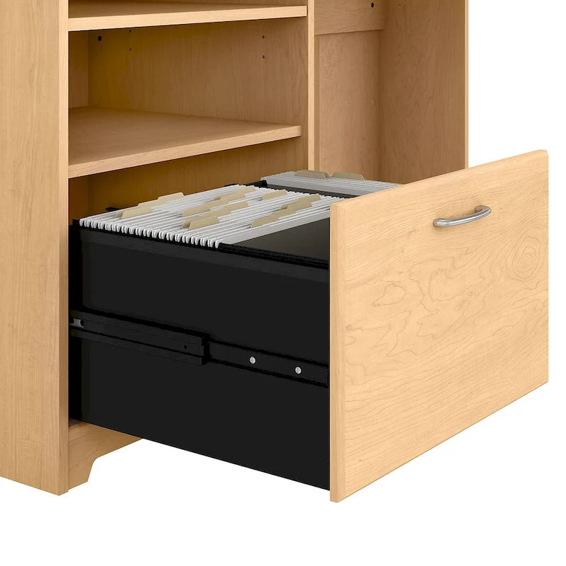 Bureau d'angle en L de 60 W avec rangement pour bureau à domicile
