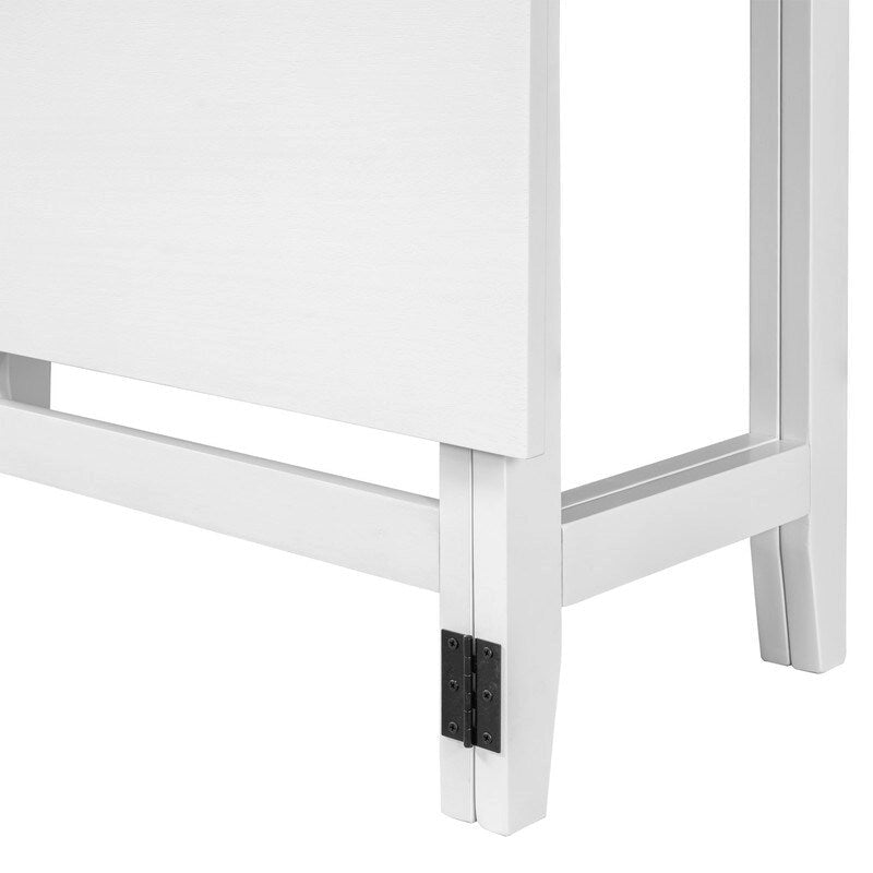 Table de salle à manger rustique à abattants – Design de ferme peu encombrant avec plateau en bois extensible – 47,00 po l. x 36,00 po P x 30,00 po H