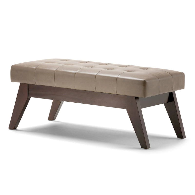 Banc Ottoman Rectangulaire Moderne du Milieu du Siècle de 40 Pouces