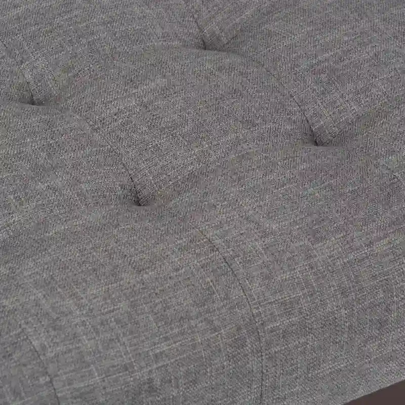 Banc Ottoman Rectangulaire Moderne du Milieu du Siècle de 40 Pouces
