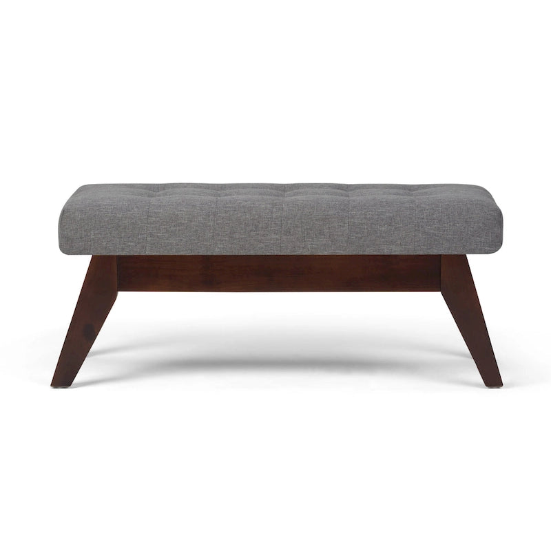 Banc Ottoman Rectangulaire Moderne du Milieu du Siècle de 40 Pouces