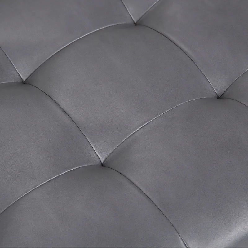 Banc Ottoman Rectangulaire Moderne du Milieu du Siècle de 40 Pouces
