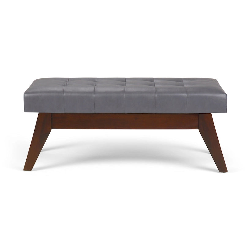 Banc Ottoman Rectangulaire Moderne du Milieu du Siècle de 40 Pouces