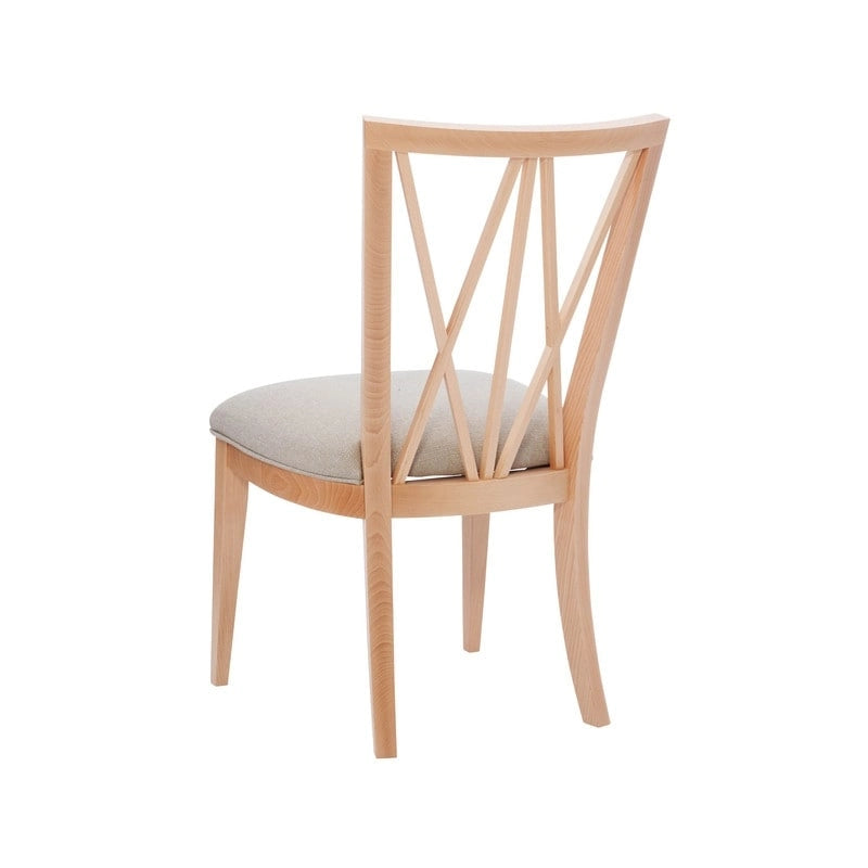 Chaise de salle à manger en bois massif naturel