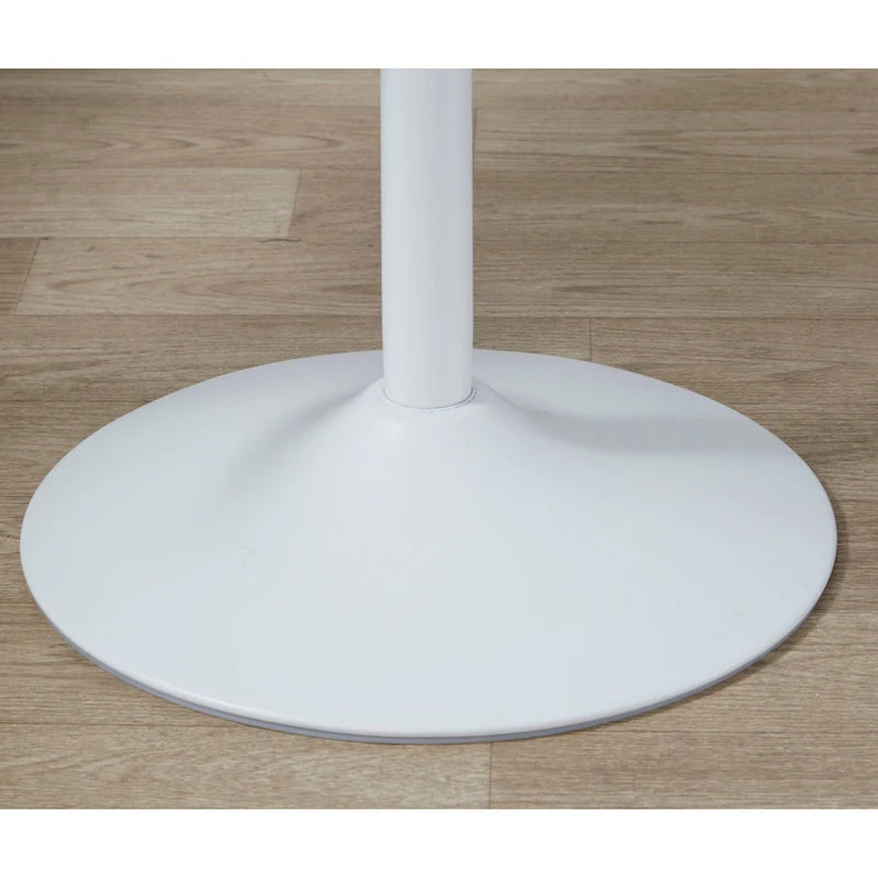 Table ronde à hauteur réglable (hauteur de table, de comptoir ou de bar)