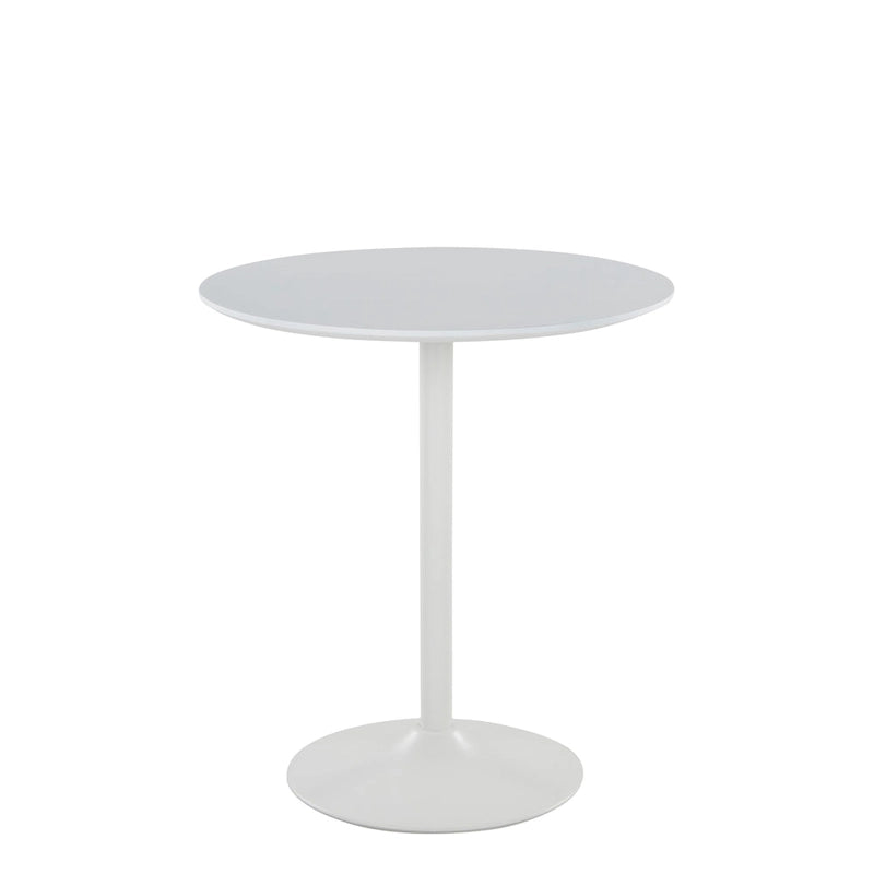 Table ronde à hauteur réglable (hauteur de table, de comptoir ou de bar)