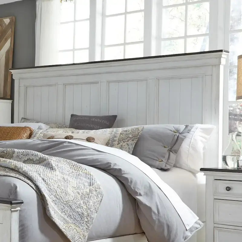 Copper Grove Allyson Park White Queen Panel Headboard