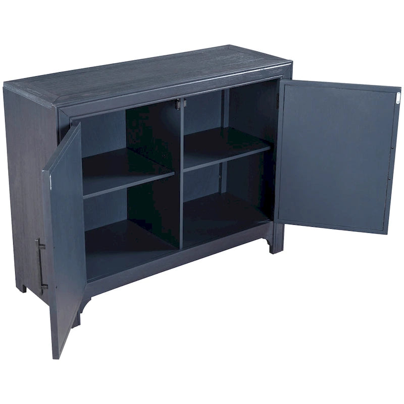 Console moderne de 40 pouces avec 2 étagères pour salon