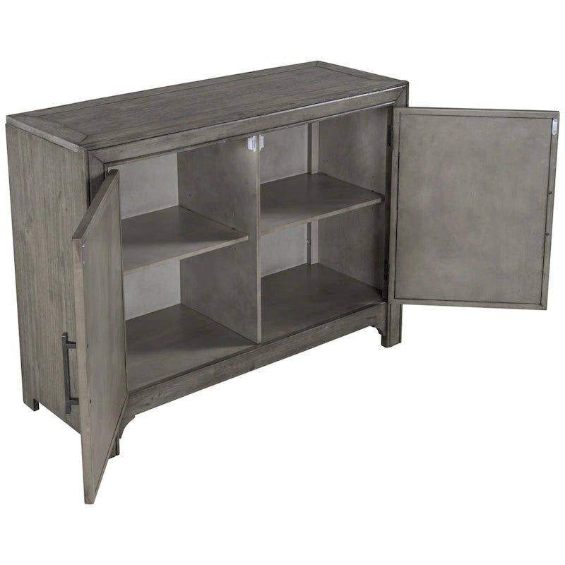 Console moderne de 40 pouces avec 2 étagères pour salon