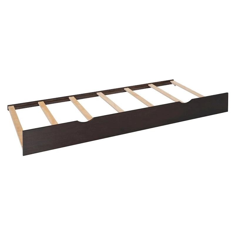 Lit Queen Size en Bois avec Armoire Tout-en-un et Prises Intégrées