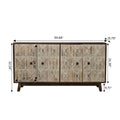 Buffet de salle à manger vintage à 4 portes de 152 cm
