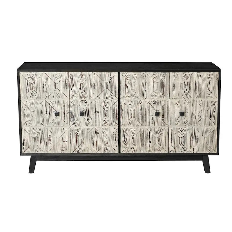 Buffet de salle à manger vintage à 4 portes de 152 cm