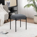 Repose-pieds ottoman rectangulaire en velours capitonné