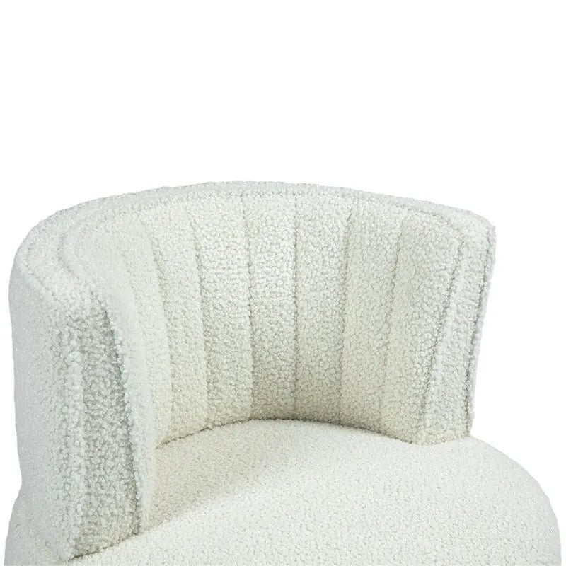 Fauteuil d'appoint pivotant à 360° - Rembourrage velours