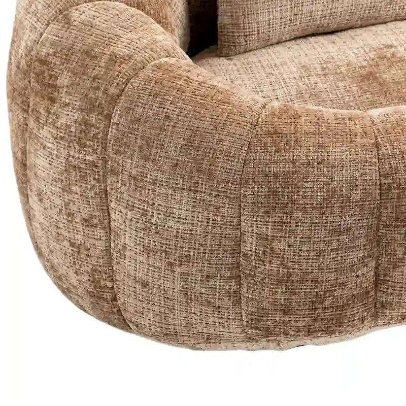 Fauteuil Poire à Dossier Haut - Canapé Lounge Rempli de Mousse